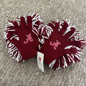 Alabama Pom Pom Gloves